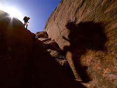 Shadow Casting, Moab, Utah